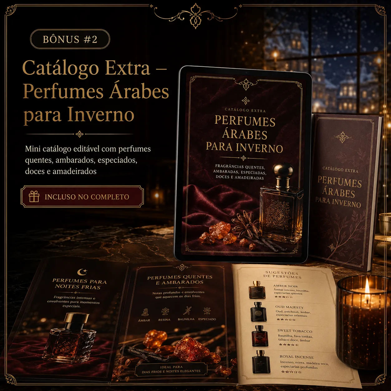 Catálogo Extra — Perfumes Árabes para Inverno
